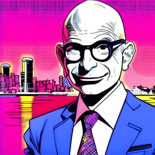Seth Godin KI generiertes Bild von Seth Godin
